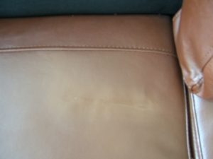 leather slit fixed